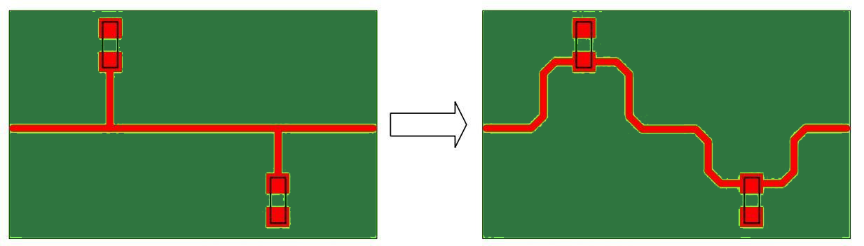 Dấu vết lưu lại trong PCB gây ra phản xạ